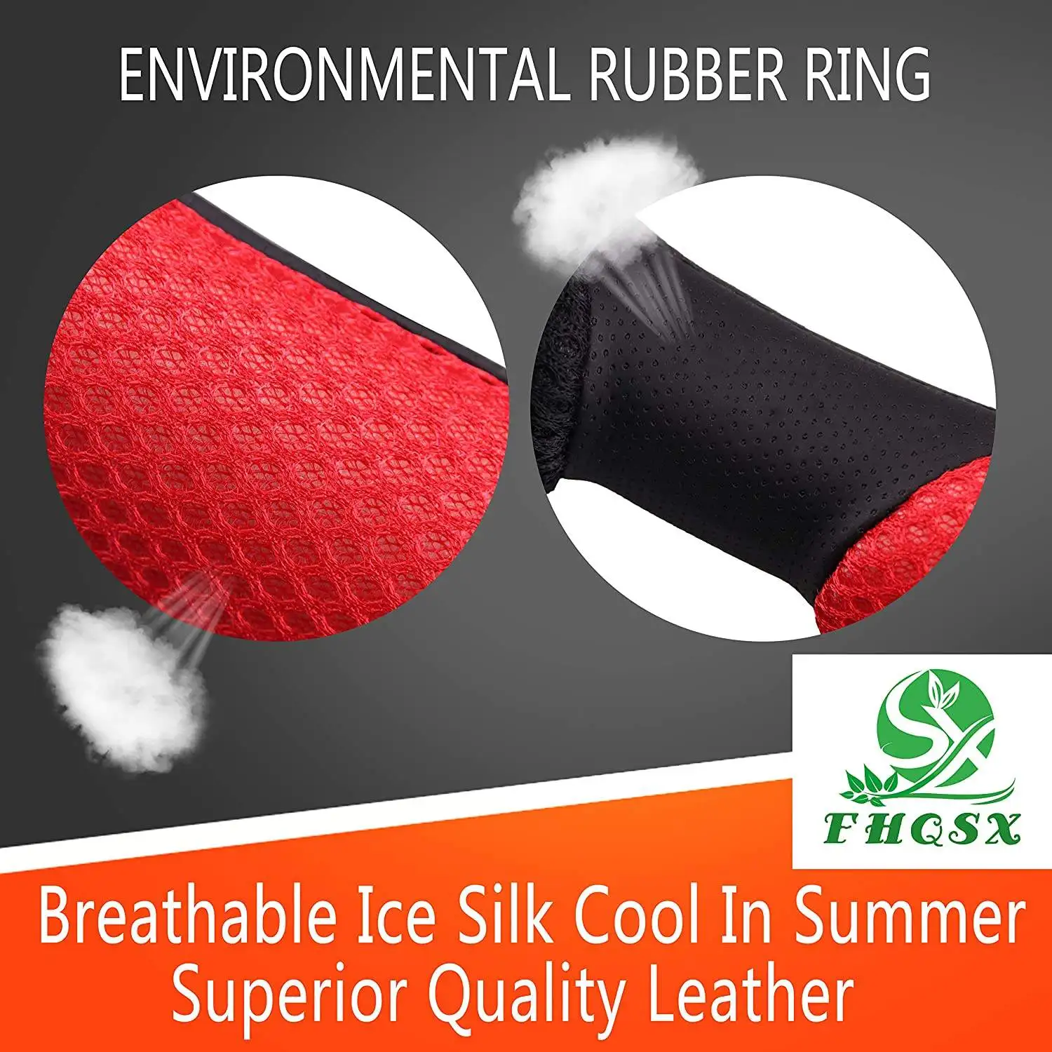 

New Design Steering Wheel Cover, Comfortable Grip, Anti-Slip, Sweat Absorbing Universal 15 Inches