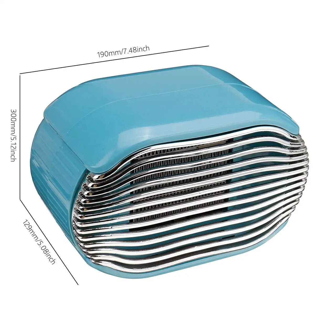 

2-Gear Adjustable Electric Space Heater Fan 3S Heating Overheating protection Desktop Mute Heating Air Heater Warmer US/EU Plug