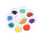 8 Тип Пластик УФ-гель для ногтей для макияжа для рисования пигмент держатель палитры нейл-арта Дисплей DIY гелевого маникюра Инструменты TSLM1