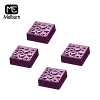 meibum 18 cavity polycarbonate chocolate mold square pearl decoration confectionery baking tray child hard candy mould