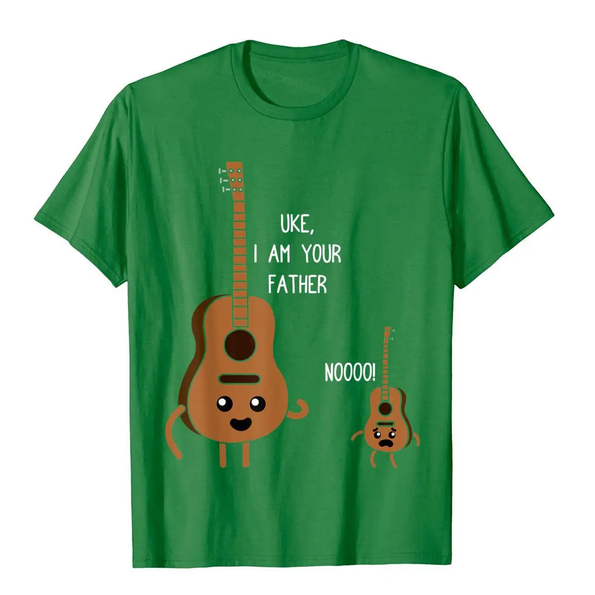 Мужская Винтажная Футболка Uke I Am Your Father Классическая хлопковая с изображением