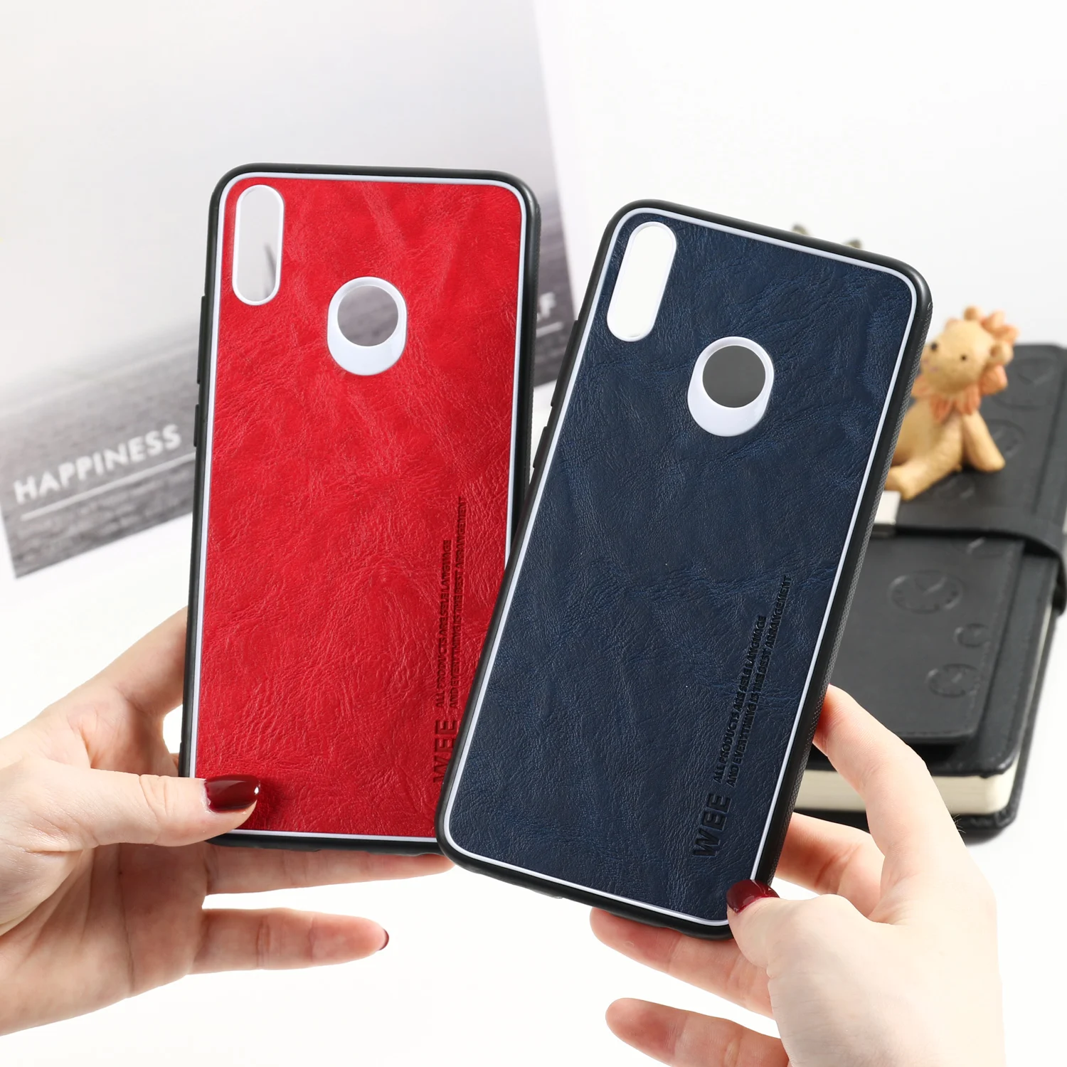 Кожаный чехол из ТПУ для Huawei P30 P20 Lite Y6 Y5 Prime 2019 2018 Ультратонкий силиконовый Honor 8A 8X 8S