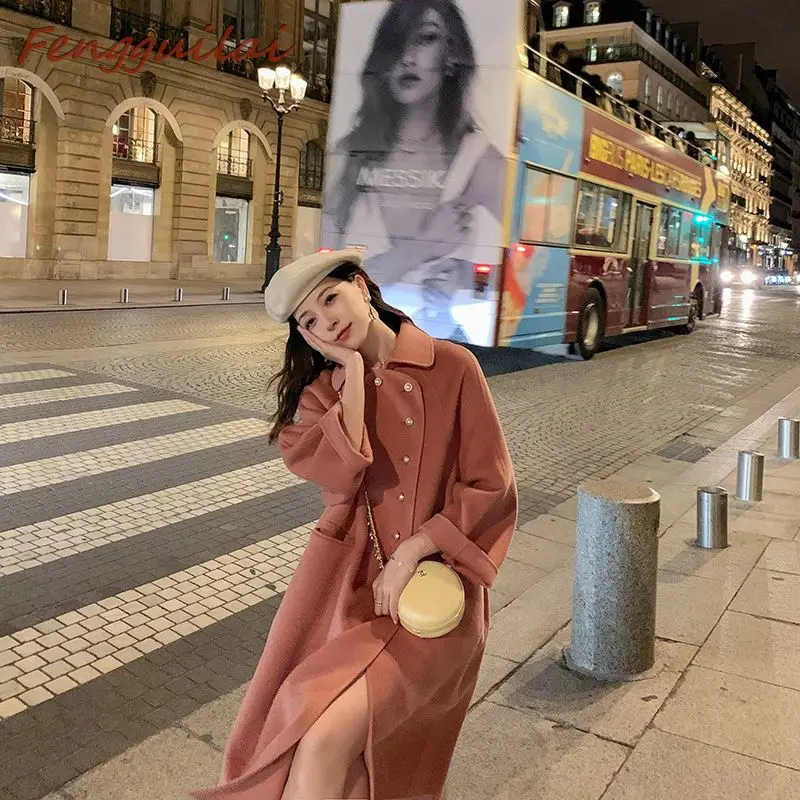 2019 Новая женская верхняя одежда осенняя зимняя Модное теплое Шерстяное