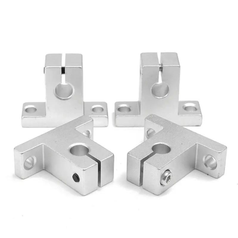 

15Pcs 200Mm Optical Axis Guide Bearing Housings Aluminum Rail Shaft Lead Screw Rod Slide Bushing Shaft Coupling Cnc Parts