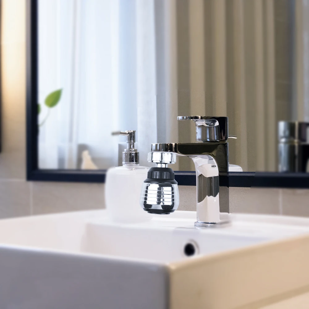 

360 Rotate Water Saving Tap Bubbler Aerator Diffuser Swivel Faucet Nozzle filter nozzle Aerator for kitchen Bath room