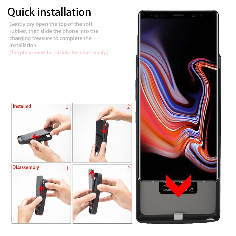5000/6000 мА/ч чехол для зарядного устройства для samsung Galaxy Note 10 Ультратонкий чехол для зарядки аккумулятора для samsung Note 10 Plus