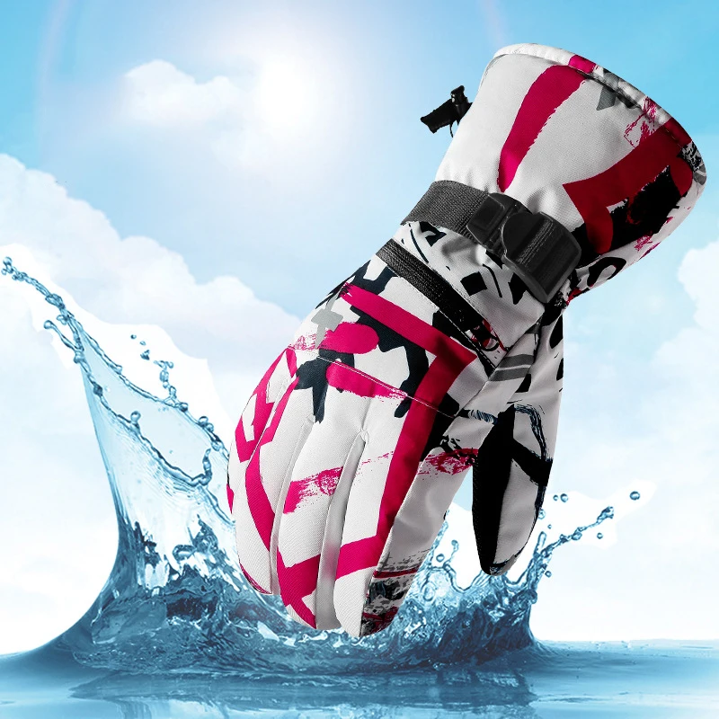 YXTC бини шапки Водонепроницаемый ветрозащитные теплые зимние перчатки для