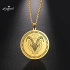 Ожерелье из нержавеющей стали 12 знаков зодиака, подвеска серебряного цвета, цепочка Овен, Созвездие льва, для мужчин и женщин, подарки дружбы