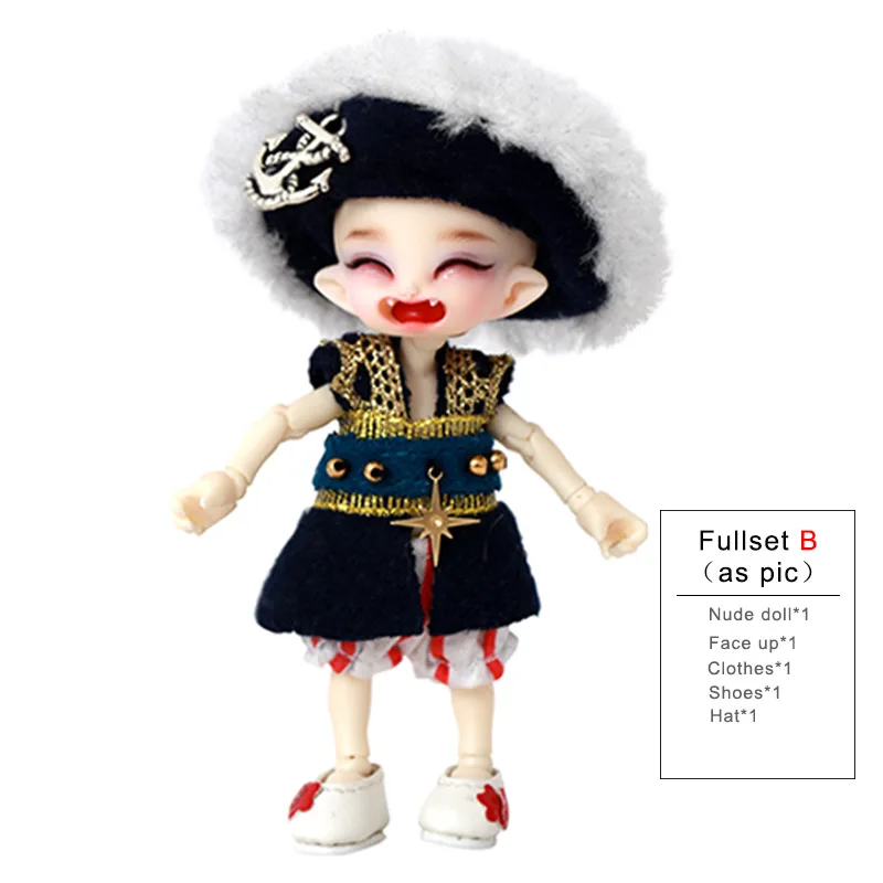 Fullset in NS as pic Пукипуки Cupid3 1/12 Fairyland FL BJD кукла розовая улыбка эльфы игрушки шарнирная кукла - Цвет: Fullset in NS as pic