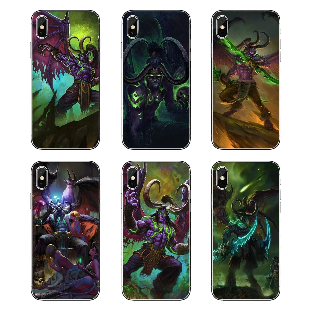 Прозрачные мягкие чехлы накладки для iPod Touch iPhone 4 4S 5 5S 5C SE 6 6S 7 8 X XR XS Plus MAX Illidan World of