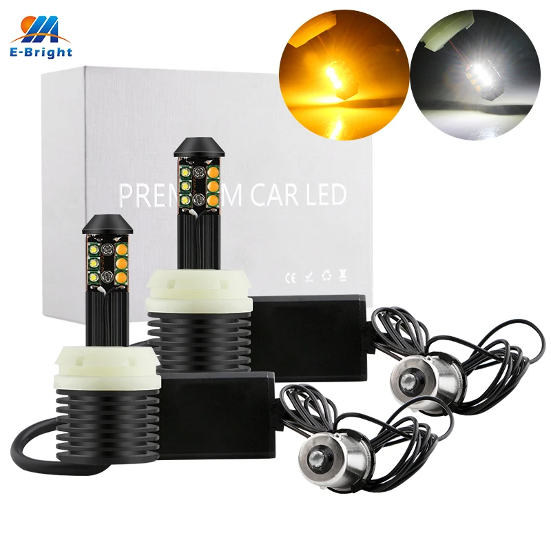 1 компл. 1156 P21W BA15S PY21W BAU15S 3156 W21W 7440 безошибочный светодиодный Canbus автомобильный