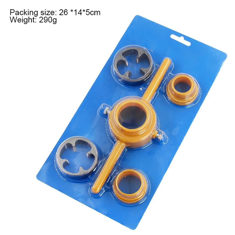 6 шт./компл. NPT Die Set Pipe Threader PVC инструмент для изготовления резьбы насосов ручные