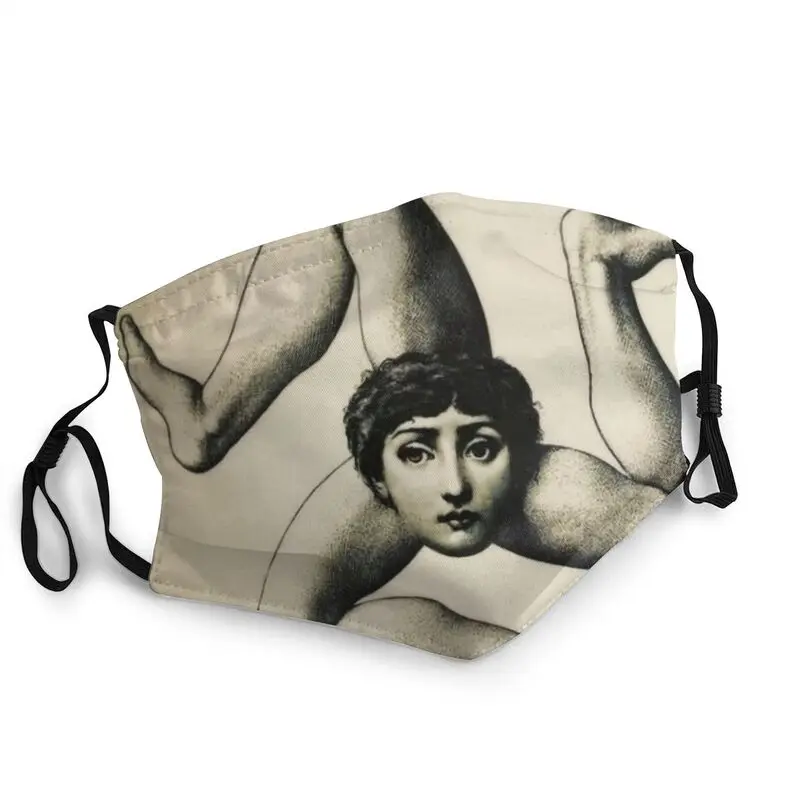 Спортивная моющаяся маска для рта и лица в стиле поп-арт унисекс взрослых от пыли