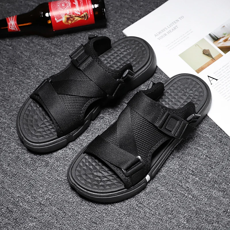 

2020 new fashion summer men 39 s sandals beach outdoor casual shoes vietnam mens breathable gladiator roman sport walking holes