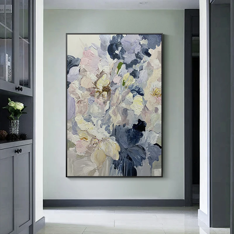 

Wall Art For Office Bedroom Various Inches Modern Decorative Prints Frameless Flowers Plant Abstract Style