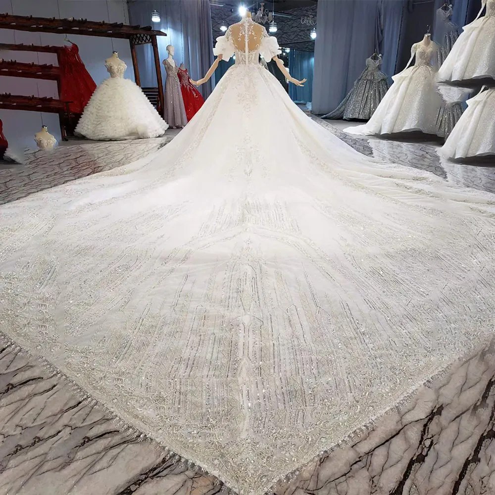 AIJINGYU Gothic Ball Long Sleeve Gowns Peach Cheap Off White Special Dubai Muslim 2021 New Gown Gownes Wedding Clothes