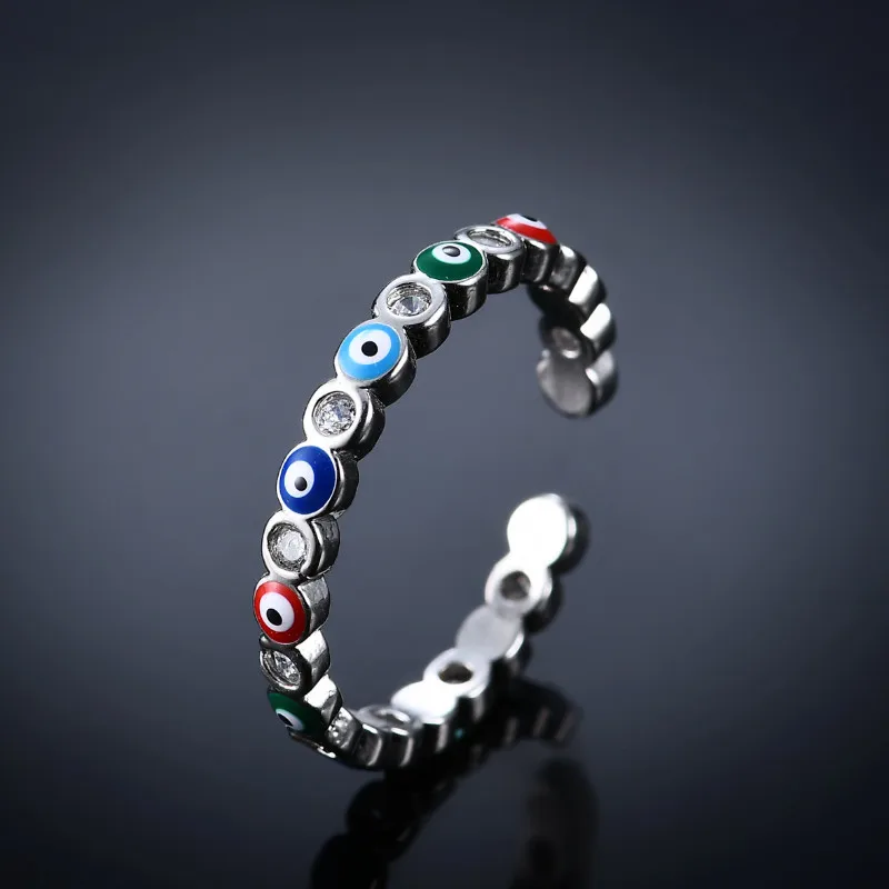 

Trend Exquisite Multicolor Ring Gold Silver Copper Color Women's Rings Men's Women's Fashion Jewelry Rings Wholesale