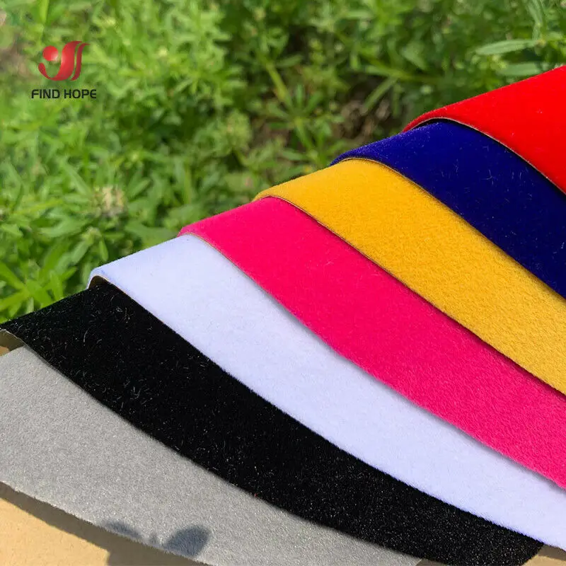 

20cm x 145cm Self-adhesive Velvet Flock Liner Jewelry Drawer Fabric Sticker Wallpaper MultiColor DIY Craft