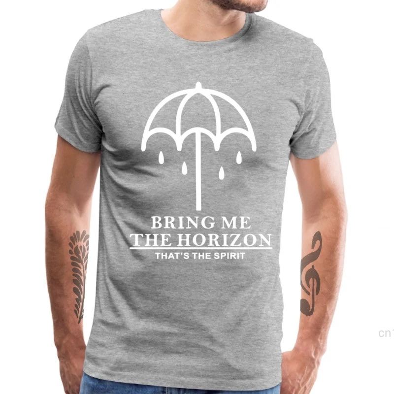 

Novelty Slogan T-Shirt Men Tshirt BRING ME THE HORIZON Fashion 100% Cotton O-Neck T Shirts Mens Band Streetwear Hip Hop Tops Tee