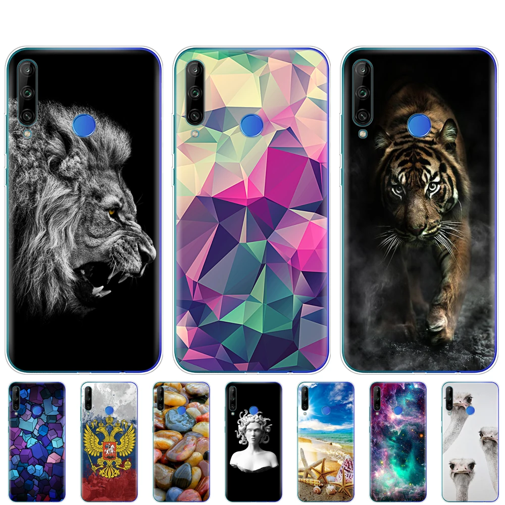Силиконовый чехол для HONOR 9C 6 39 дюйма мягкий телефона из ТПУ на Huawei Honor 9 C задняя