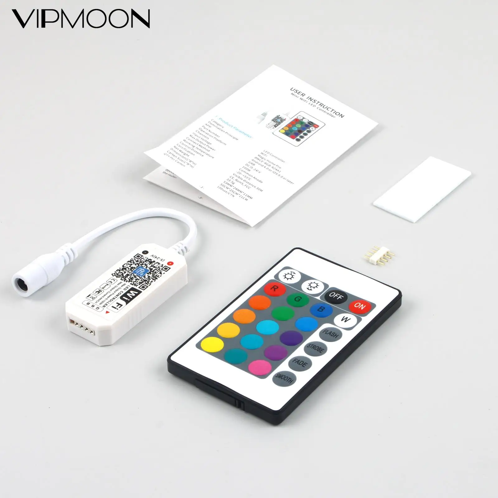 Светодиодная лента с Wi Fi 5 в пост. Тока 12 В 24 В|Контролеры RGB| |