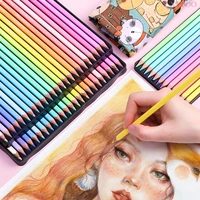 marco 1224colors pencils fashion pastel color square shape pencil lapis de cor colored pencils for school student kids gifts
