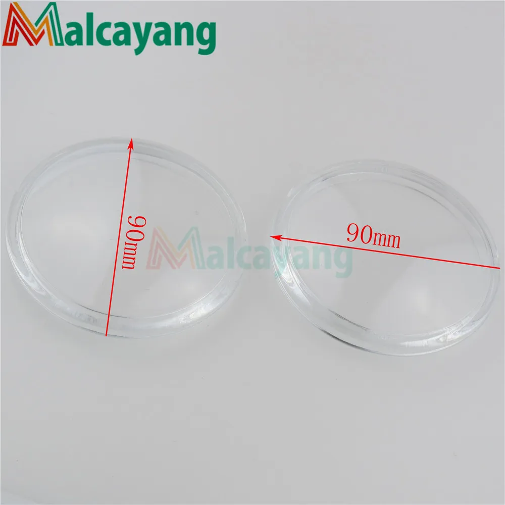 Противотуманные фары с круглым диаметром 90 мм закаленное стекло желтого цвета