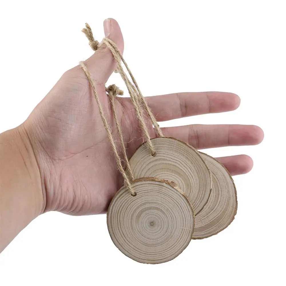 Набор деревянных рождественских украшений 15 шт. рождественские украшения для