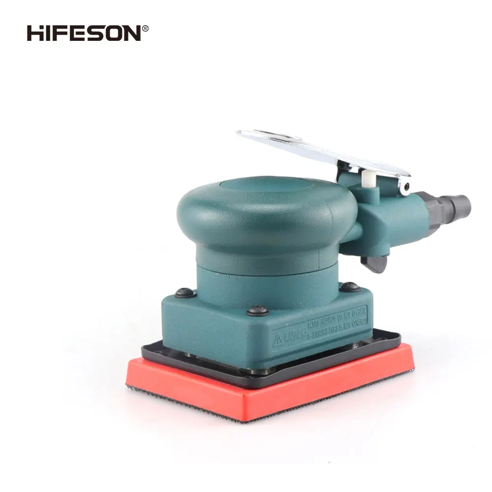 

HIFESON 70 * 100mm Flanging Chassis Pneumatic Square Sanding Machine Adjustable Speed Sander Grinding Polishing Tool