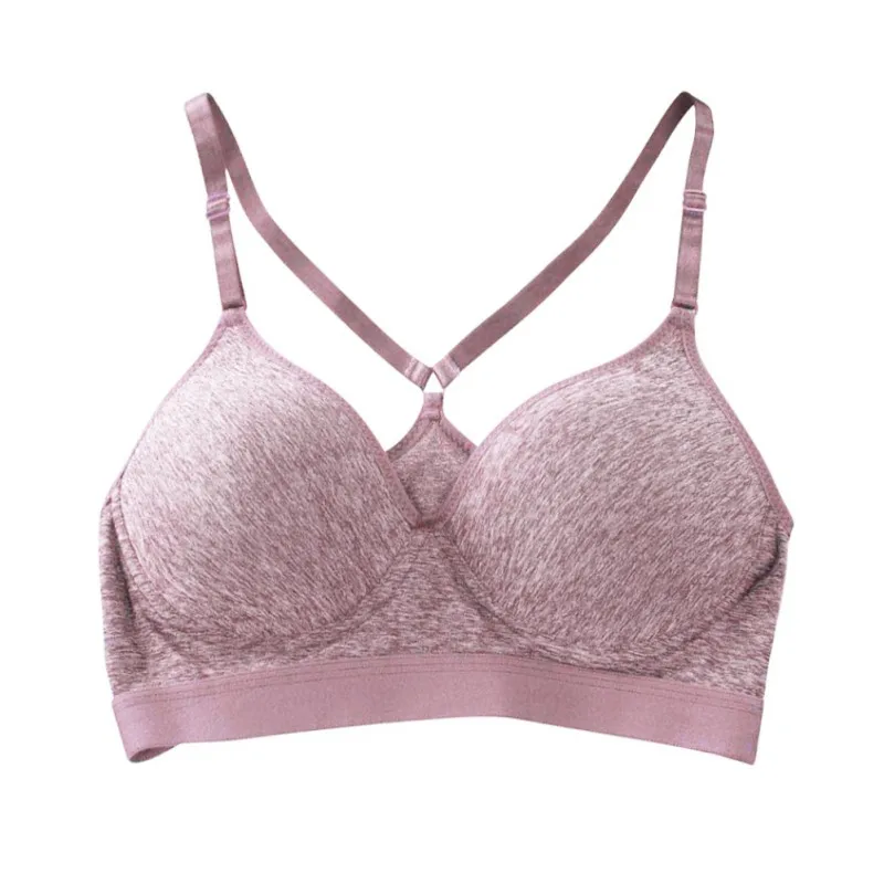 

Women Back cross straps yoga fitness training jogging running sports bra Quick-drying training shock-proof sports underwear