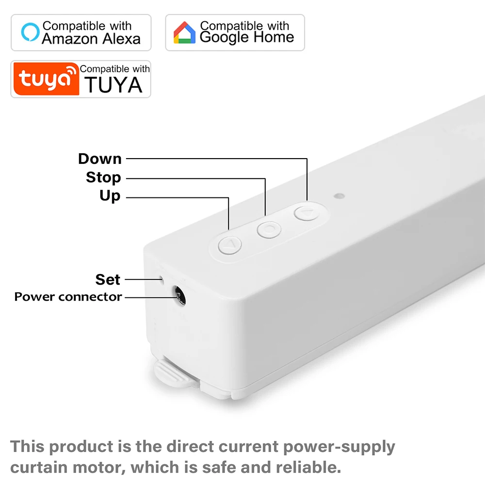 

Tuya ZigBee умный моторизованный цепные роликовые шторы Натяжной шарик электрический занавес Мотор Работать с Alexa Google Home Smart электродвигателя дл...