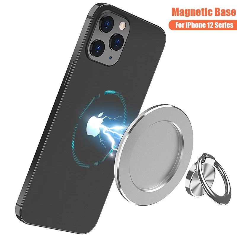 Съемное металлическое магнитное основание для iPhone 12 pro max мини-наклейка гнезда