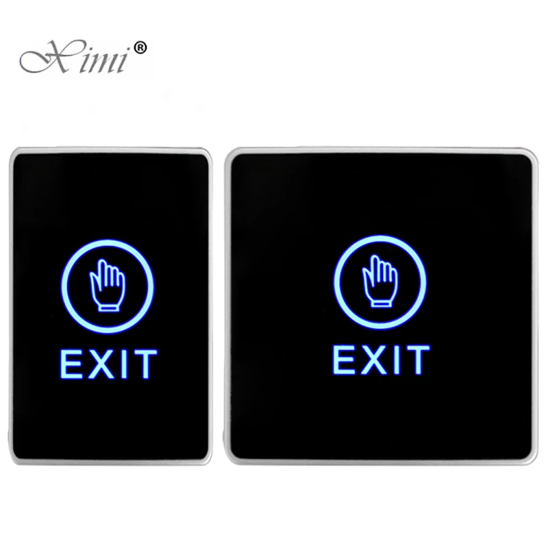 

LED Light Exit button Push Touch Sensor Door Exit Release Button Security Access Control System With LED Indicator