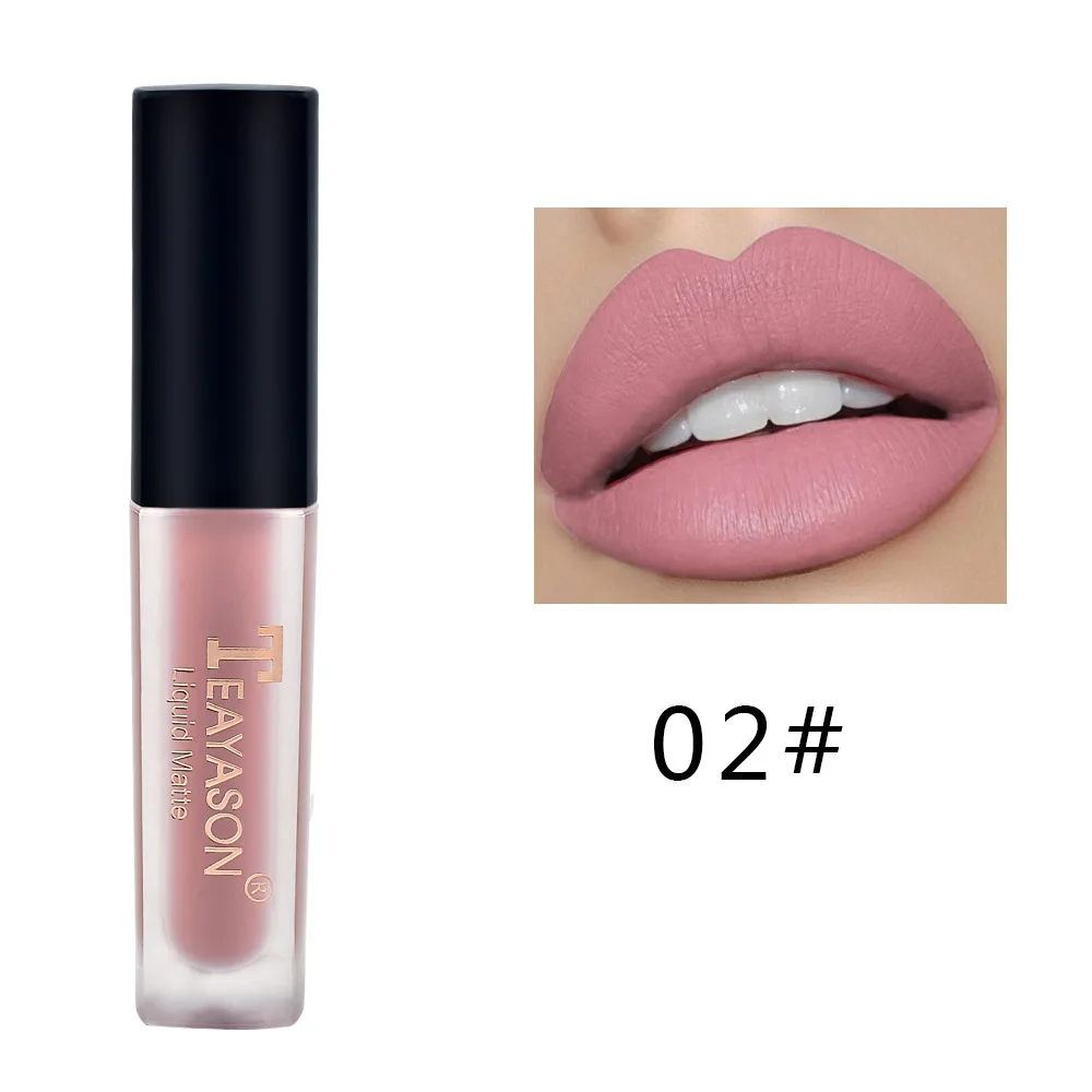 

Sexy Pink Lipstick Matte Waterproof Velvet Lip Stick 12 Colors Sexy Red Brown Pigments Makeup Matte Lipsticks Beauty Lips