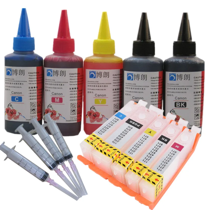 

Refill ink kit 470 471 PGI-470 CLI-471 refillable ink cartridge for canon PIXMA MG5740 MG6840 TS5040 TS6040 TS 5040 TS6040