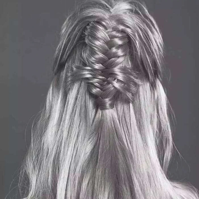 95 г серая краска для волос дымчато-серая Восковая в стиле панк крем