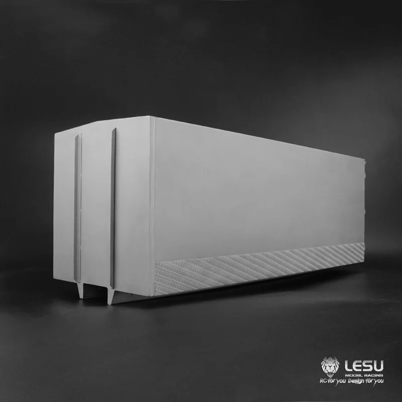 1/14 г. LESU металлический контейнер ведро для радиоуправляемого трактора TAMIYA