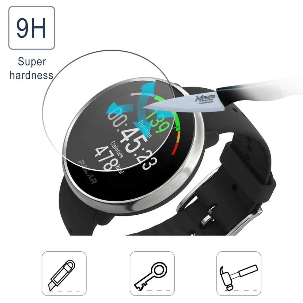 Защитная пленка для экрана Polar Ignite 2 упаковки 9H 2.5D закаленное стекло прозрачное