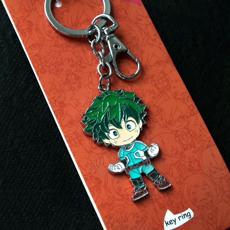 Мой герой Академия аниме металлический брелок с Midoriya Izuku Косплей Аксессуары