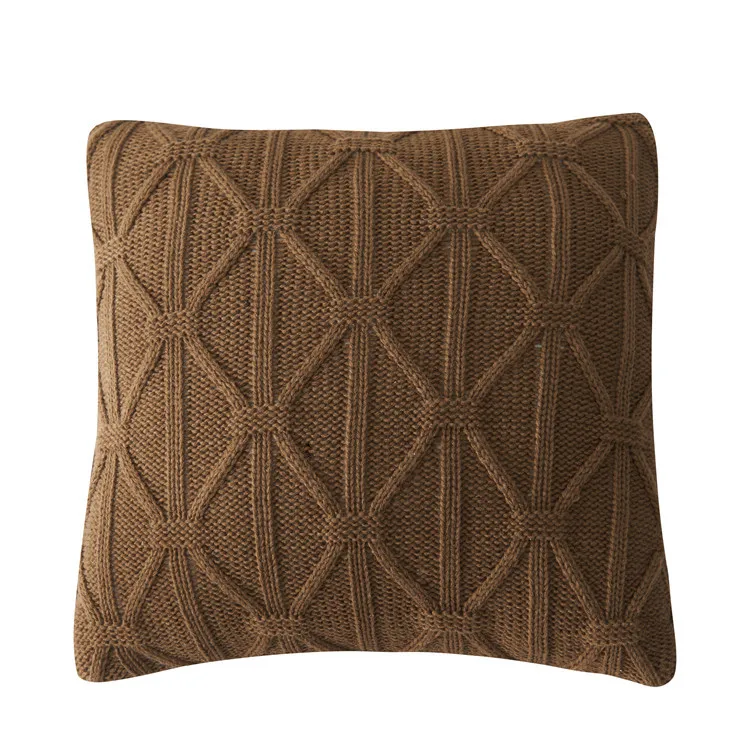 Ретро Ностальгический чехол для подушки 45x45 см Новогоднее украшение розовый