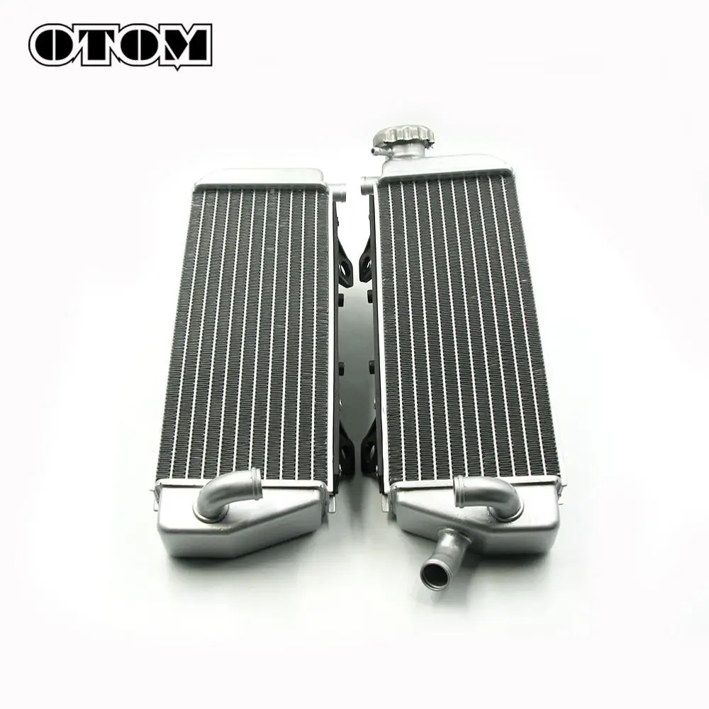 

OTOM Motorcycle Aluminum Radiator Dirt Bike Motocross Engine Water Tank Cooler For KTM SX XCW EXC XC HUSQVARNA TC FX TX 125-350