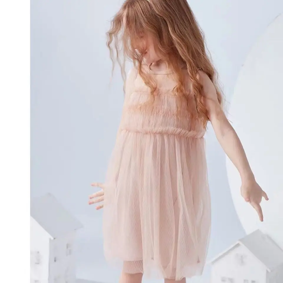 

Girls dress summer baby princess dress Children's summer fluffy clothes P4627