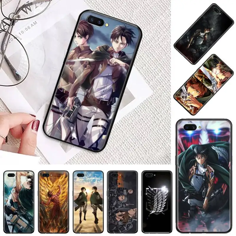 

Attack on Titan Amine Phone Case For OPPO A ax 3 5 3 37 57 59 37 73 75 83 71 2018 11 1k s PRO Cover Funda Shell