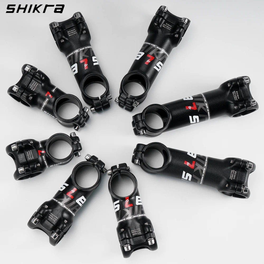Шикра Ультралайт 7 градусов MTB дорожный велосипед с коротким выносом 31,8 мм 35 мм 45 мм 55 мм 60 мм 65 мм 70 мм 80 мм 90/100/110 мм Горный велосипед Повернуть включить.