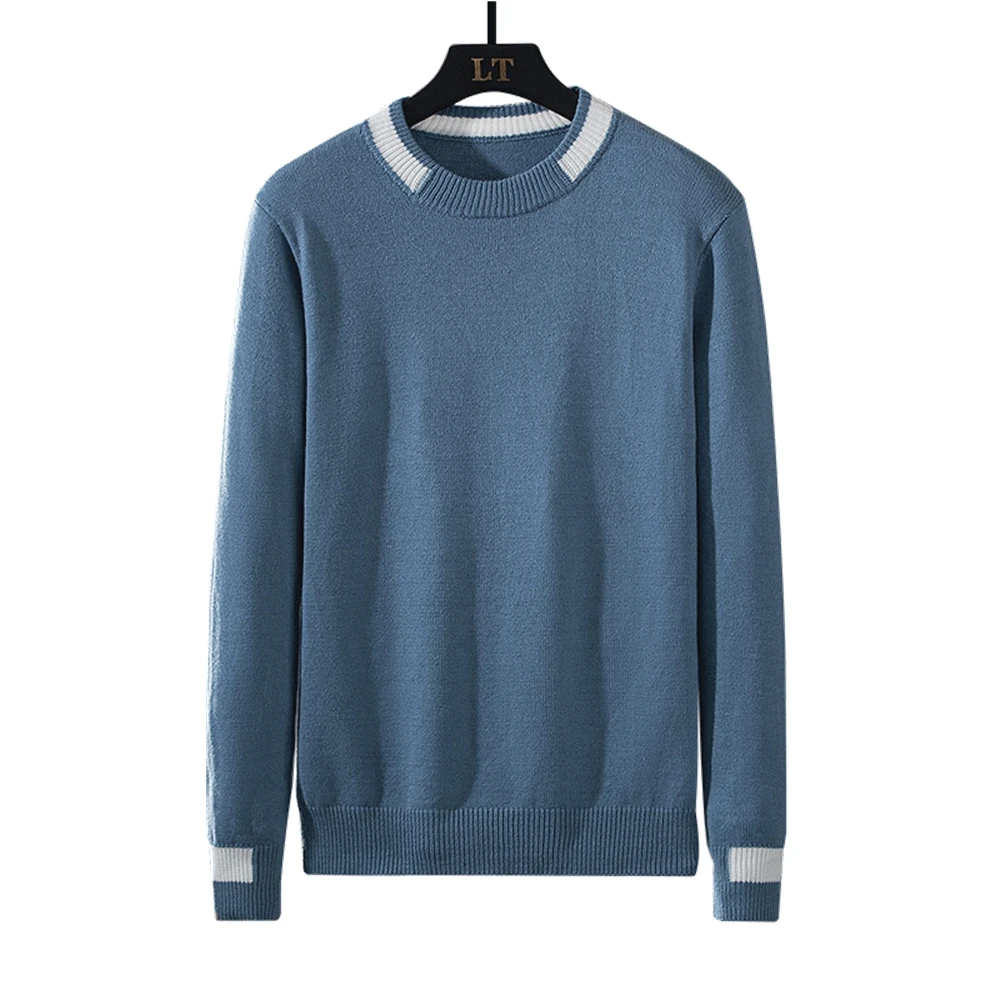 

Sweater Men 2020 Autumn Winter New Youthful Vitality Men's Matching Round Neck Pullover Loose Warm Long Sleeve Men's Sweater