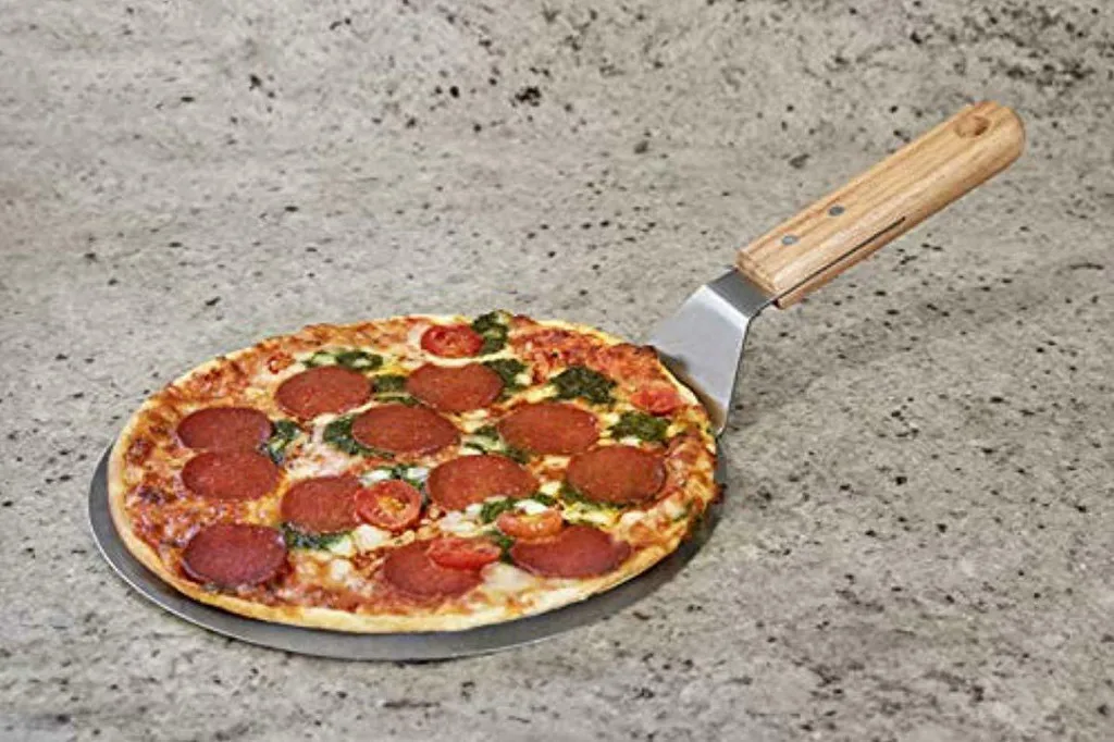 

1 Piece Pizza Stone Baking Pastry Tools Stainless Steel Anti-scalding Pizzas Spatula Oak Handle Cake Shovel Kitchen Accessories
