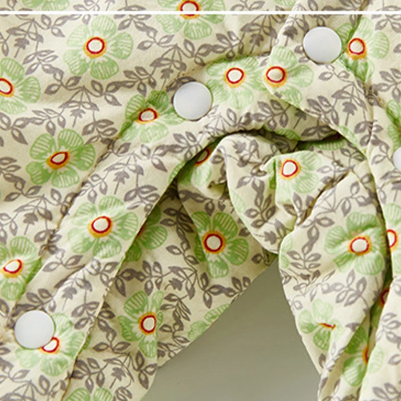 

2021 Winter Double-sided Jacquard Cotton Costume for Baby Long Sleeve Trousers 2Pcs Sets Button Children's Tracksuit Clothing