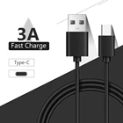 Кабель зарядный с разъемом USB Type-C и поддержкой быстрой зарядки, 25100150200300 см