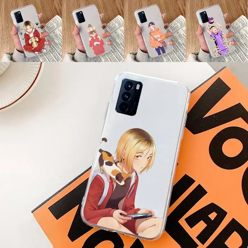 

Kenma Kozume of Haikyuu Phone Case Transparent For oppo A57 A93 A73 A59 A55 A72 A77 A79 A83 A91 A92 A11 F9 A53 A52 S