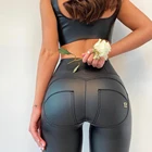 Женские джинсы Melody, кожаные брюки, эластичные брюки, женские леггинсы с высокой талией, уникальные черные брюки, одежда